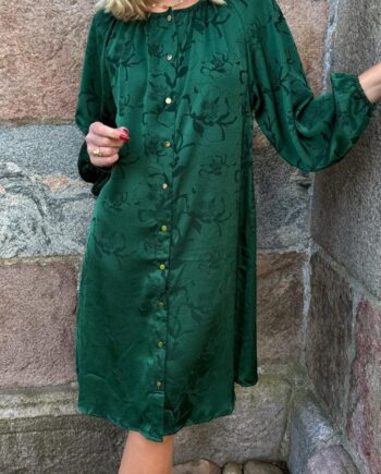 Say Ina Copenhagen Kjole Zanna Green Flower