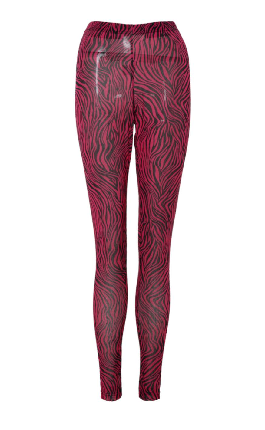 Say Ina Copenhagen Leggings Sofia Pink Zebra