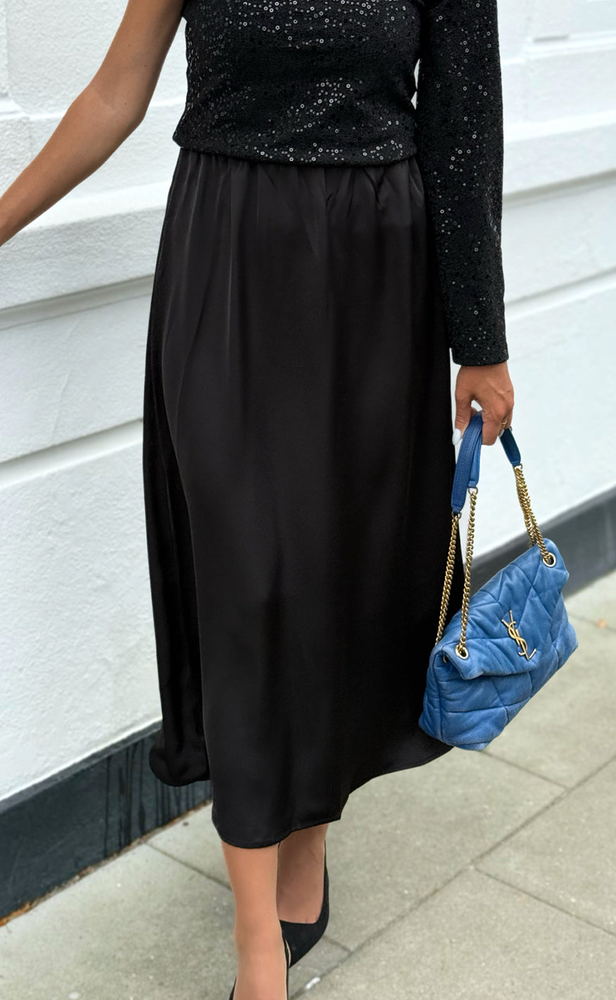 Say Ina Copenhagen Nederdel Kit Satin Black