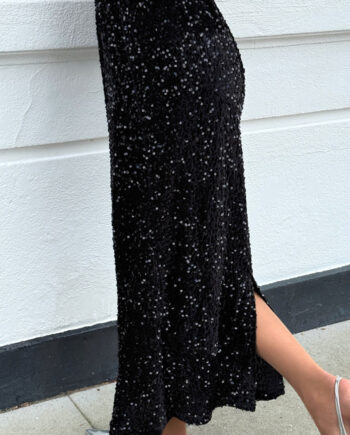 Say Ina Copenhagen Nederdel Sisse Black Sequin