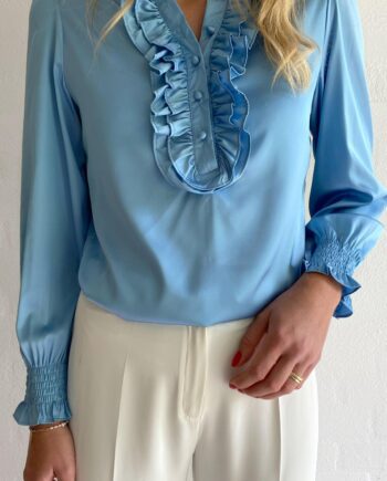 Say Ina Copenhagen Skjorte Cami Light Blue