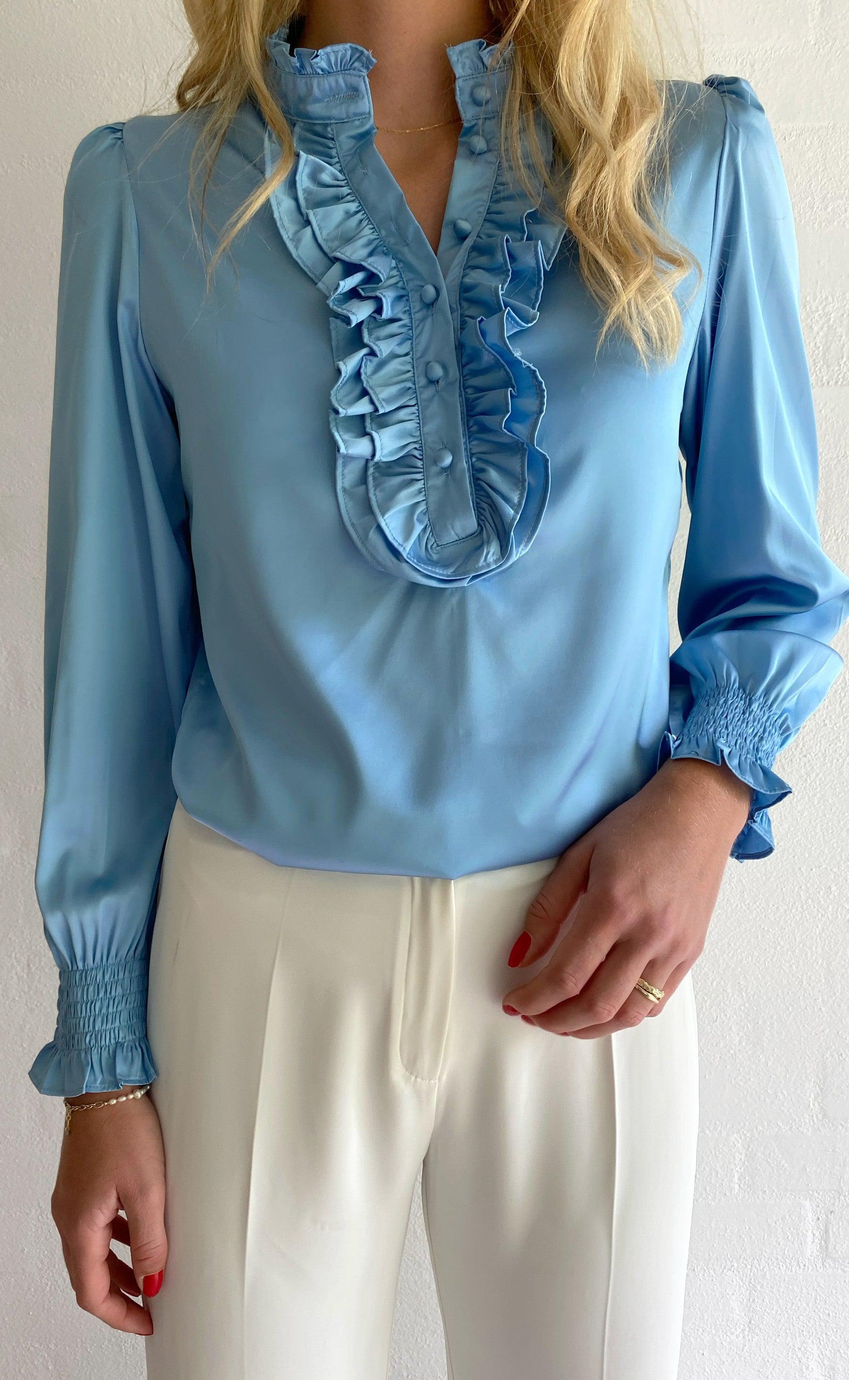 Say Ina Copenhagen Skjorte Cami Light Blue