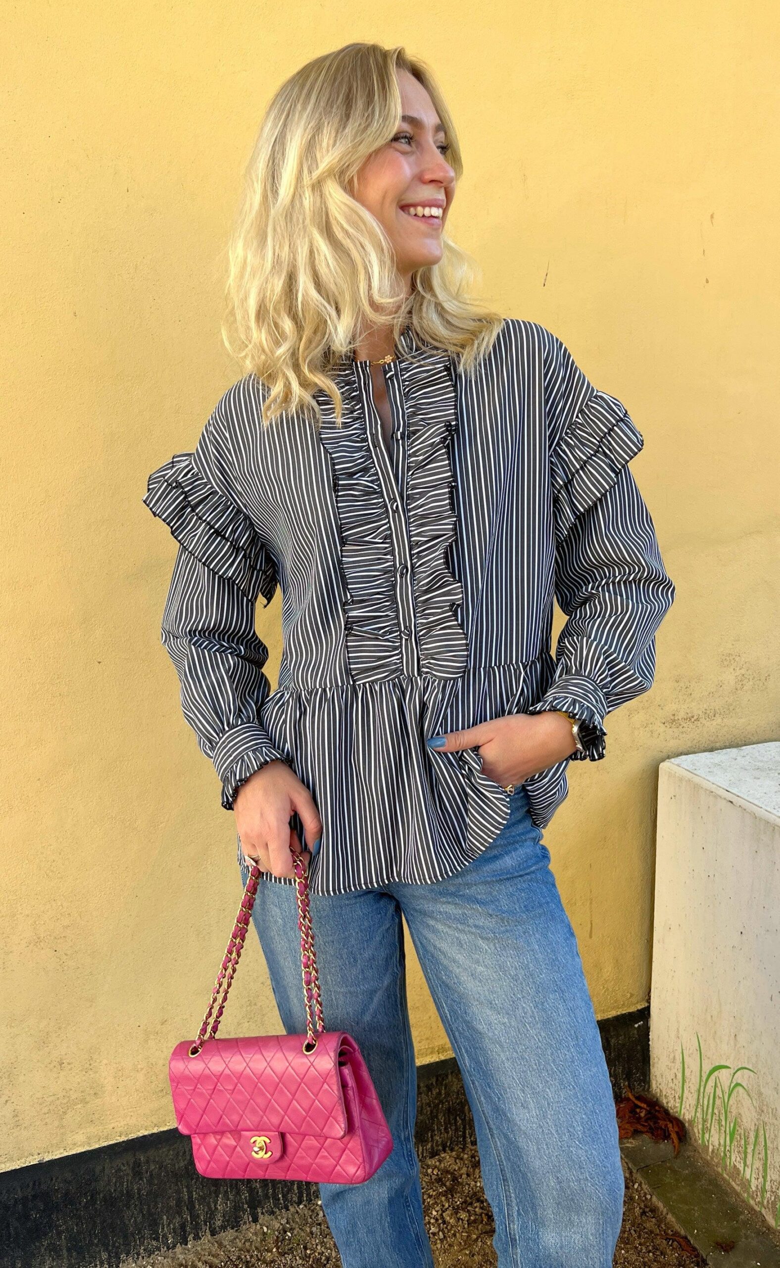 Say Ina Copenhagen Skjorte Frida Black Striped