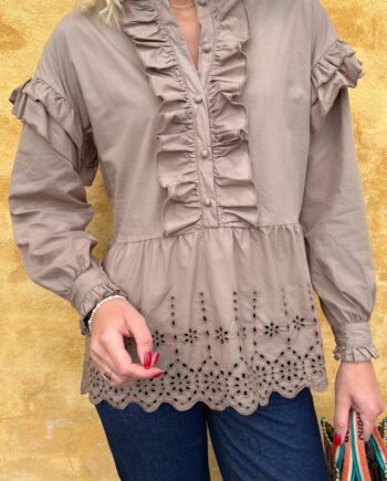 Say Ina Copenhagen Skjorte Frida Brown