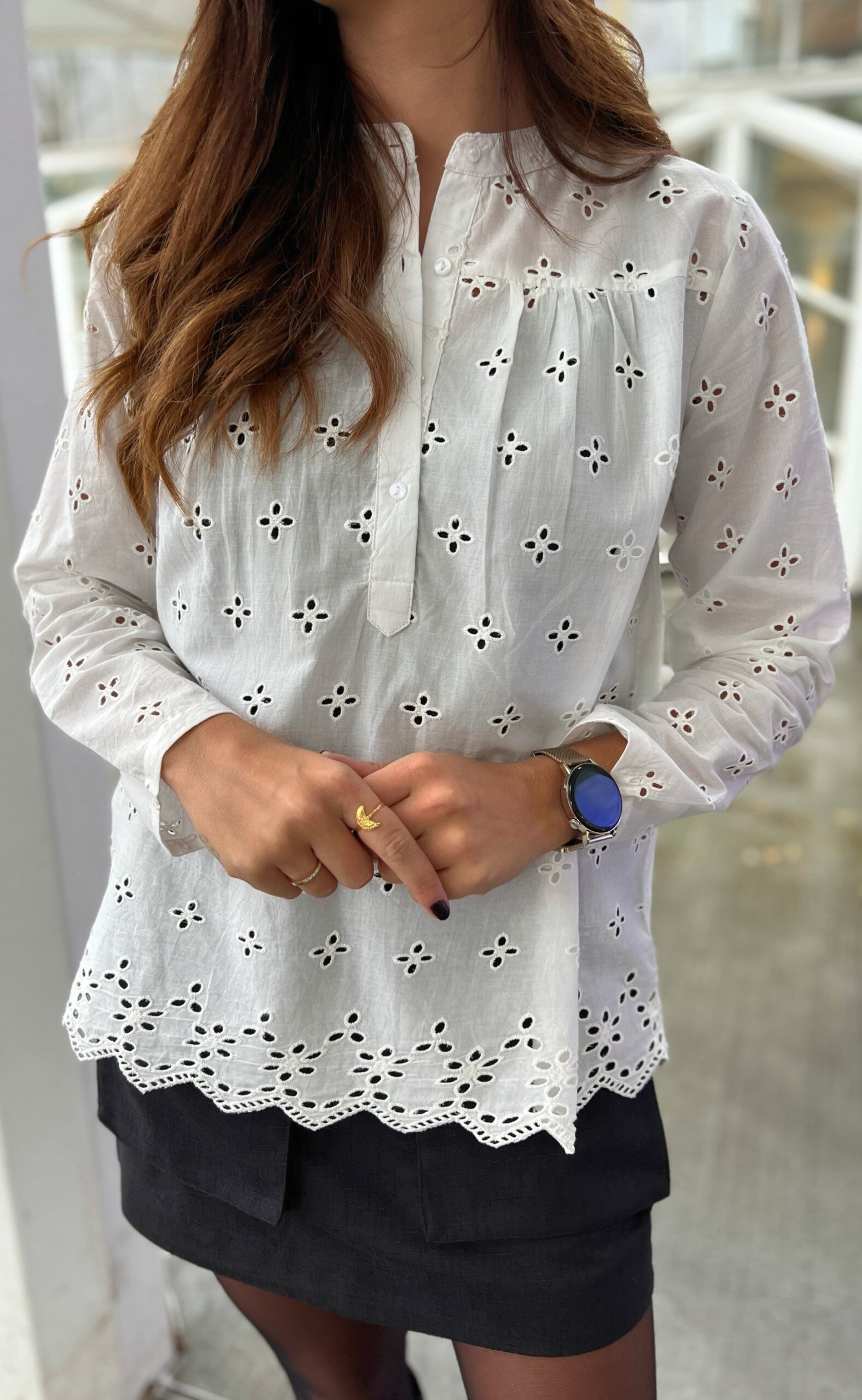 Say Ina Copenhagen Skjorte Kia White