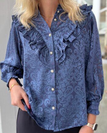 Say Ina Copenhagen Skjorte Sarah Dusty Blue