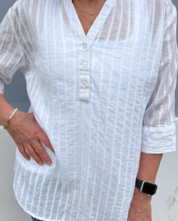 Say Ina Copenhagen Skjorte Simona White Lurex