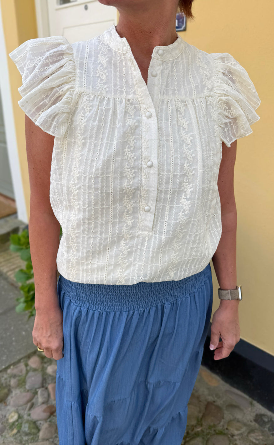 Say Ina Copenhagen Top Tania Cream