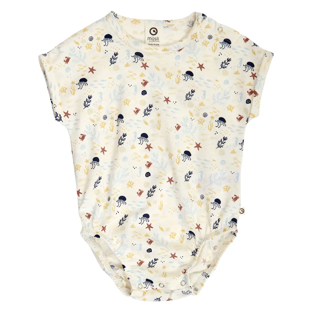 Sea Printet Body Tofu Hemp Navy 86