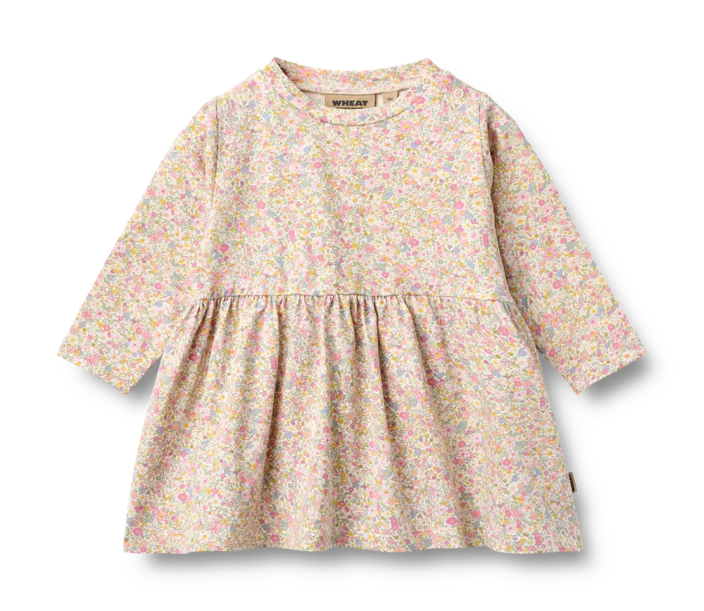 Sessa Jersey Kjole Blush Flower Meadow 68