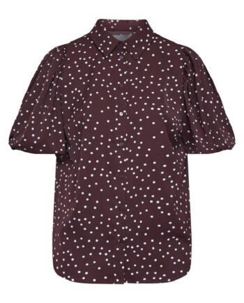 Sisters Point Bluse Ella-sh60 Bordeaux Dot
