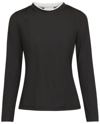 Sisters Point Bluse Viu-ls Black White