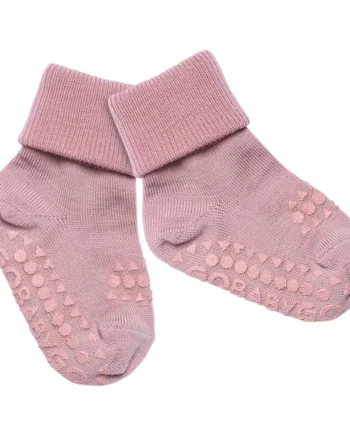 Skridsikre Strømper  Merino Uld Rose Blush 23 26