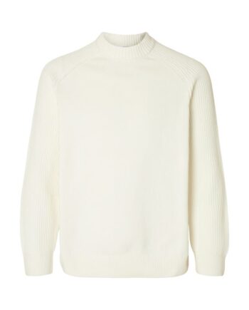 Slhdereck Ls Knit Relaxed Rib Mock