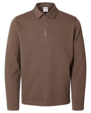 Slhmarc Rib Ls Polo
