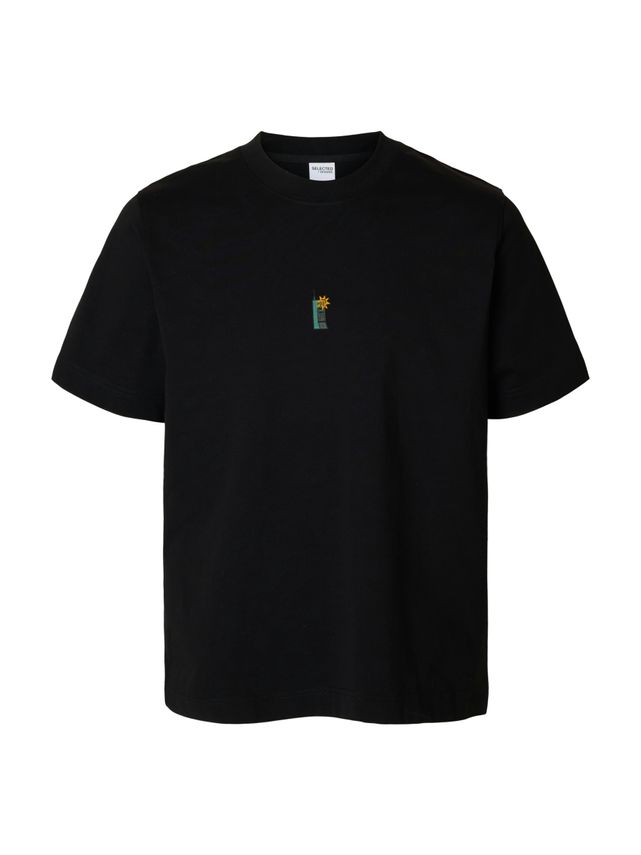 Slhpete License Ss -neck Tee
