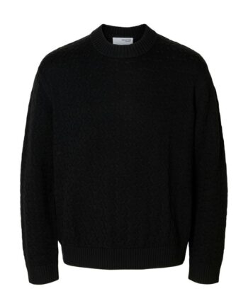Slhphilip Ls Knit Relaxed Crew Neck