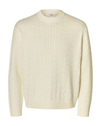 Slhphilip Ls Knit Relaxed Crew Neck