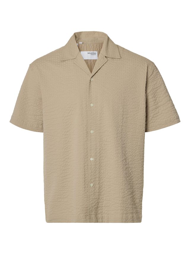 Slhrelaxed-ace Seersucker Ss Shirt