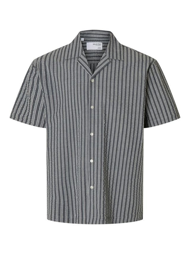 Slhrelaxed-ace Seersucker Ss Shirt
