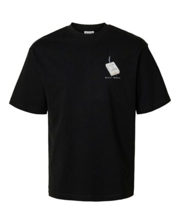 Slhrelaxkai Print Ss  -neck Tee