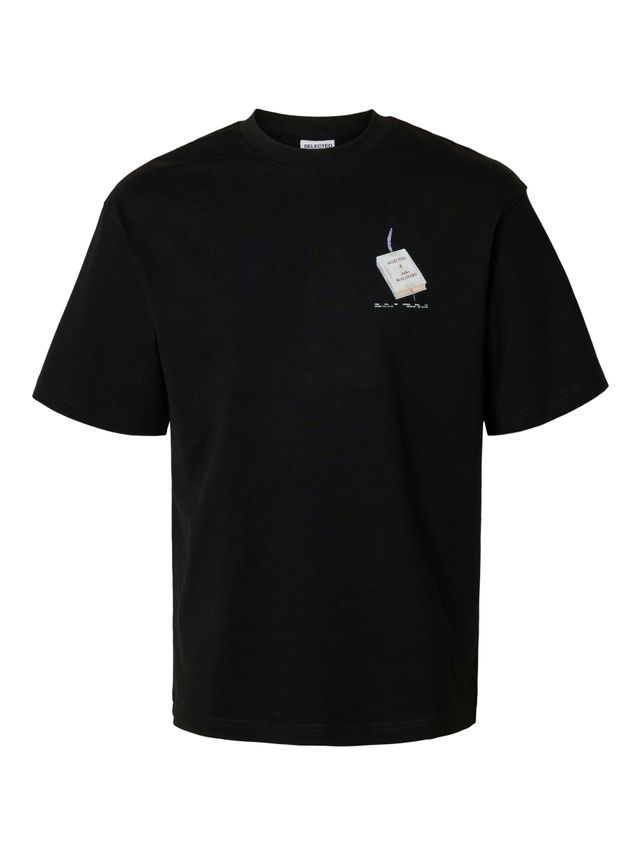 Slhrelaxkai Print Ss -neck Tee