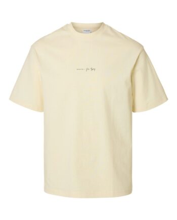 Slhrelaxkai Print Ss  -neck Tee