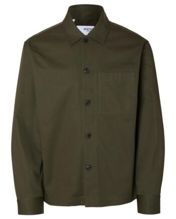 Slhtate Heavy Twill Overshirt Ls No