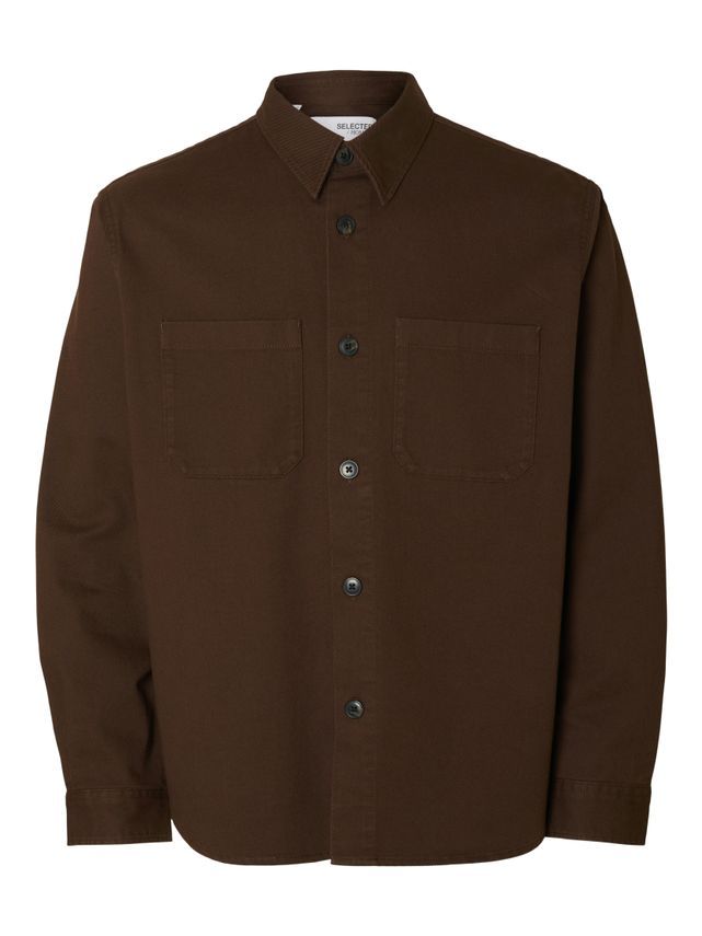 Slhtravis Twill Overshirt Ls Noos