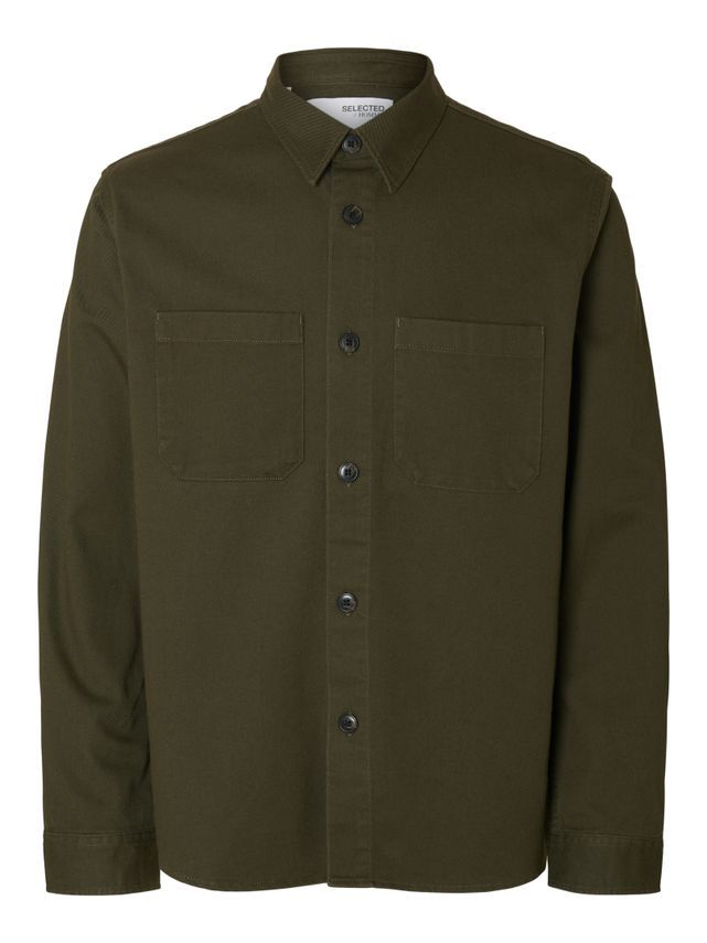Slhtravis Twill Overshirt Ls Noos