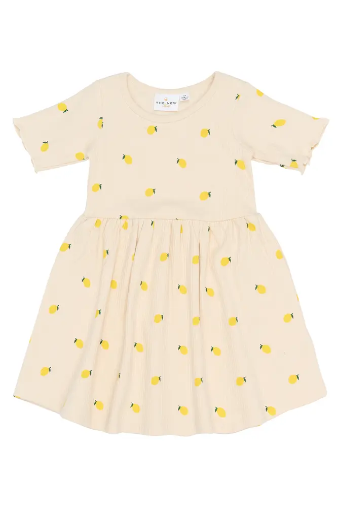 Smilla Rib Kjole Gardenia 86