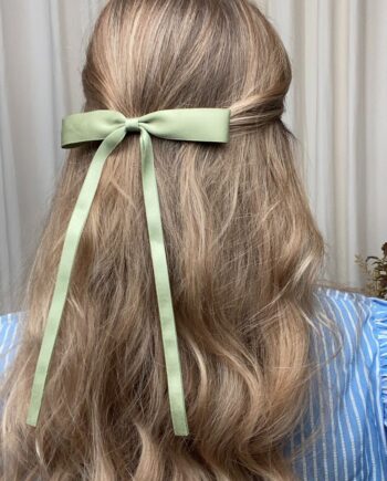 Smykkeli Copenhagen Hårpynt Bow Dusty Green