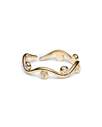 Smykkeli Copenhagen Ring Anika Gold Colour