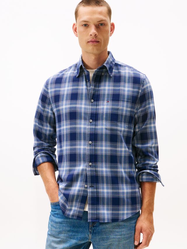 Soft Touch Blnd Checked Rf Shirt