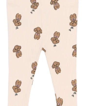 Sona Rib Leggings Silver Peony 80