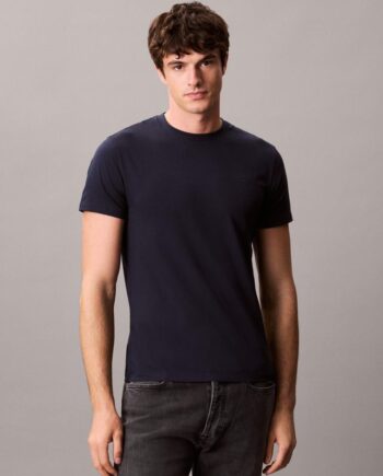 Ss Slim Stretch Cotton Crewnk Te