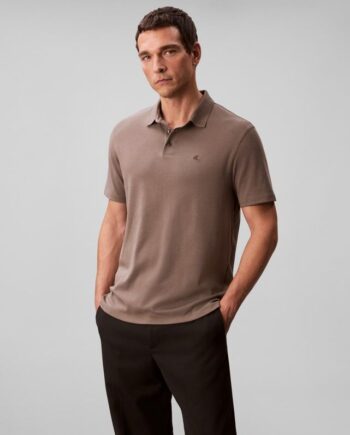 Ss Supima Chest Emb Polo