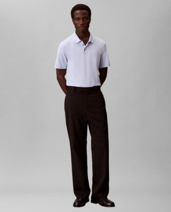 Ss Supima Chest Emb Polo