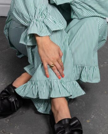 Stories From The Atelier Bukser Ocean Vibes Green