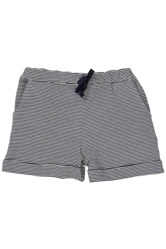 Stribet Shorts Navy 98