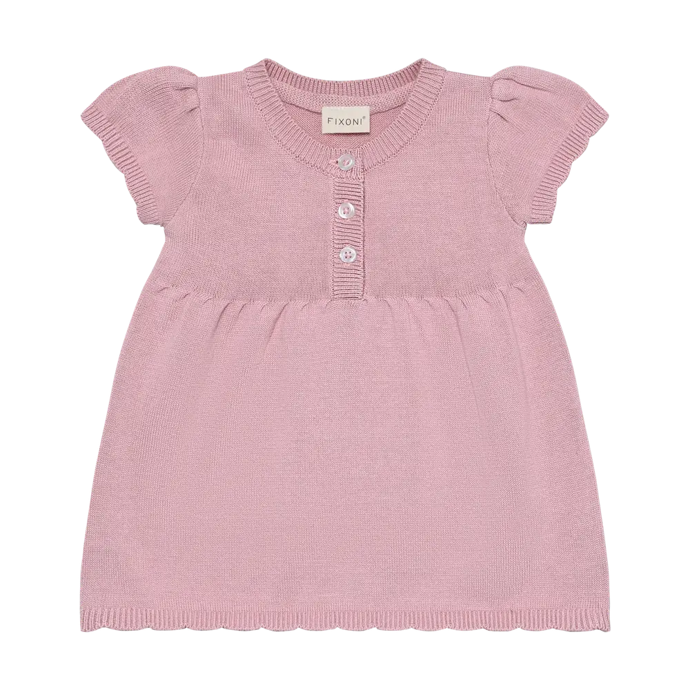 Strikket Kjole Bleached Mauve 68