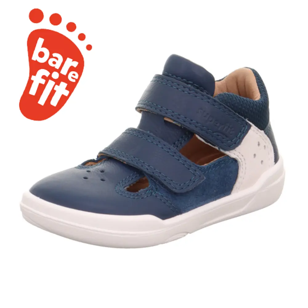 Superfree Barefoot Sandaler Blå Hvid 26
