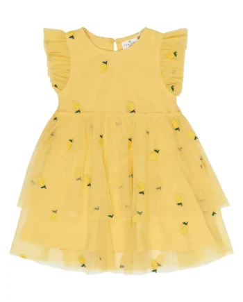 Svea Kjole Dusky Citron Emb 104