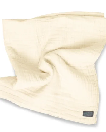 Tæppe  Muslin Pearl White