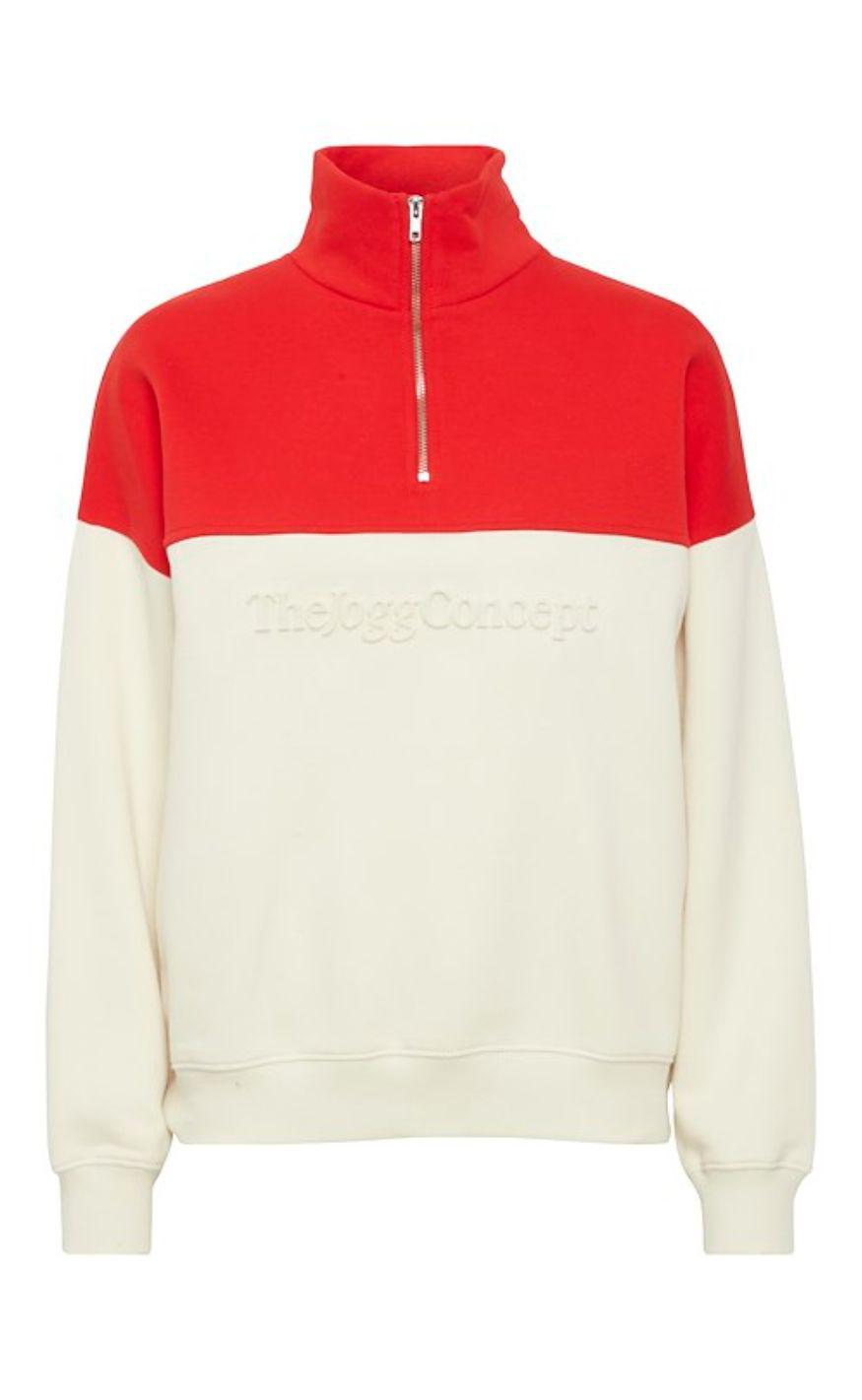 The Jogg Concept Sweatshirt Sage Racing Red Mix