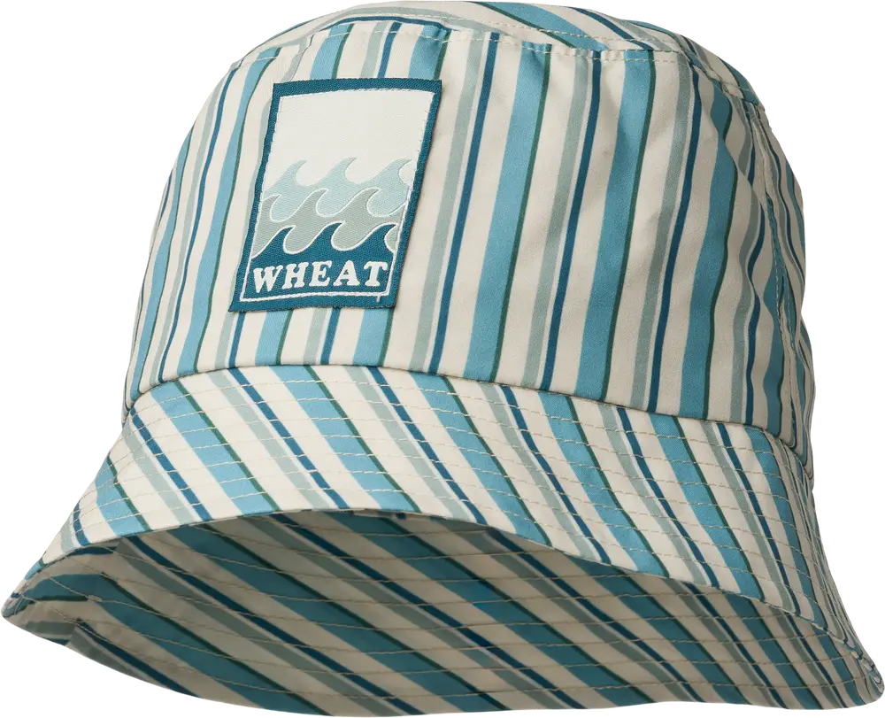 Tilo Badge Bøllehat Aqua Stripe 52-53cm