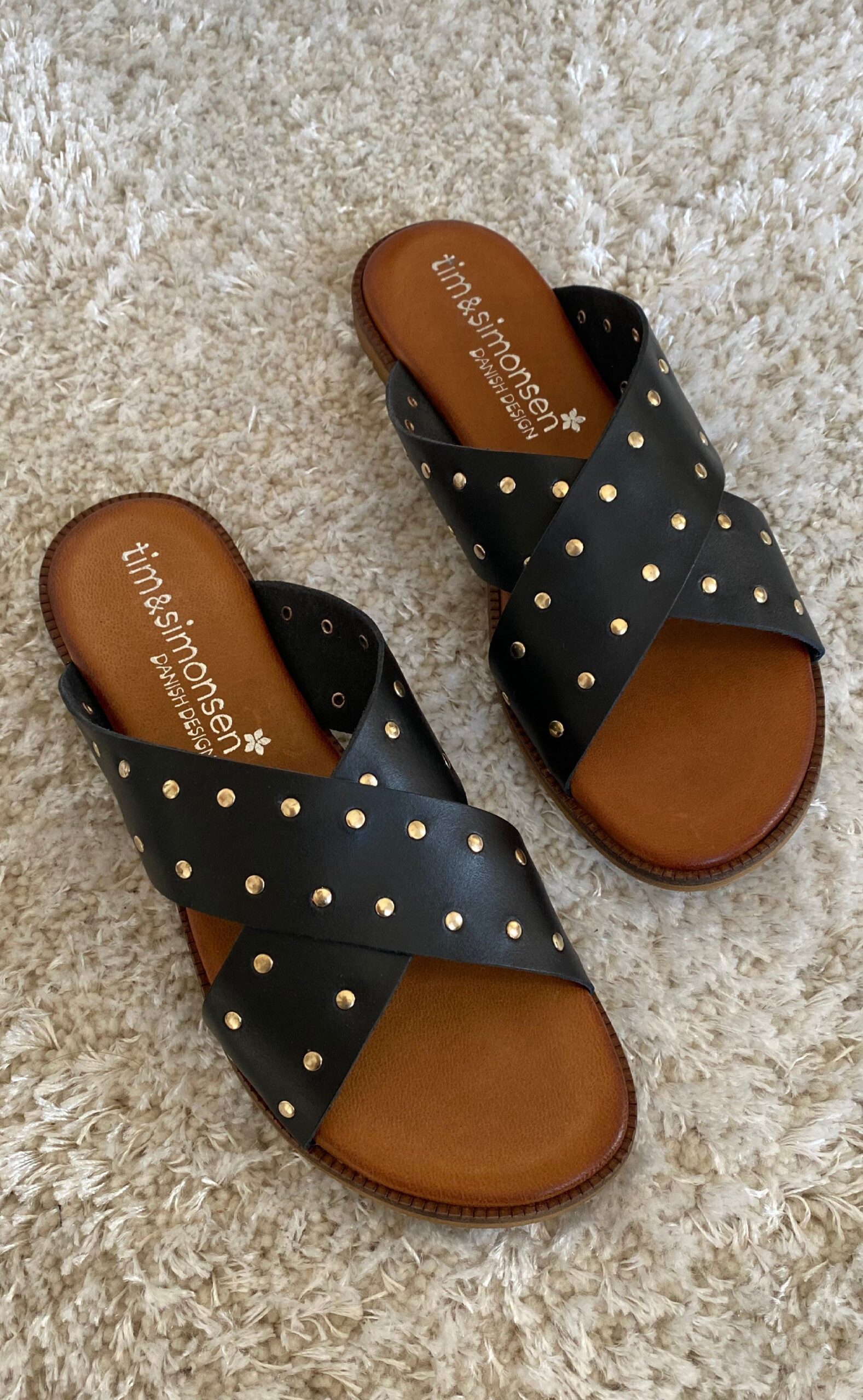 Tim Simonsen Sandaler Tine Stud Slip In Black