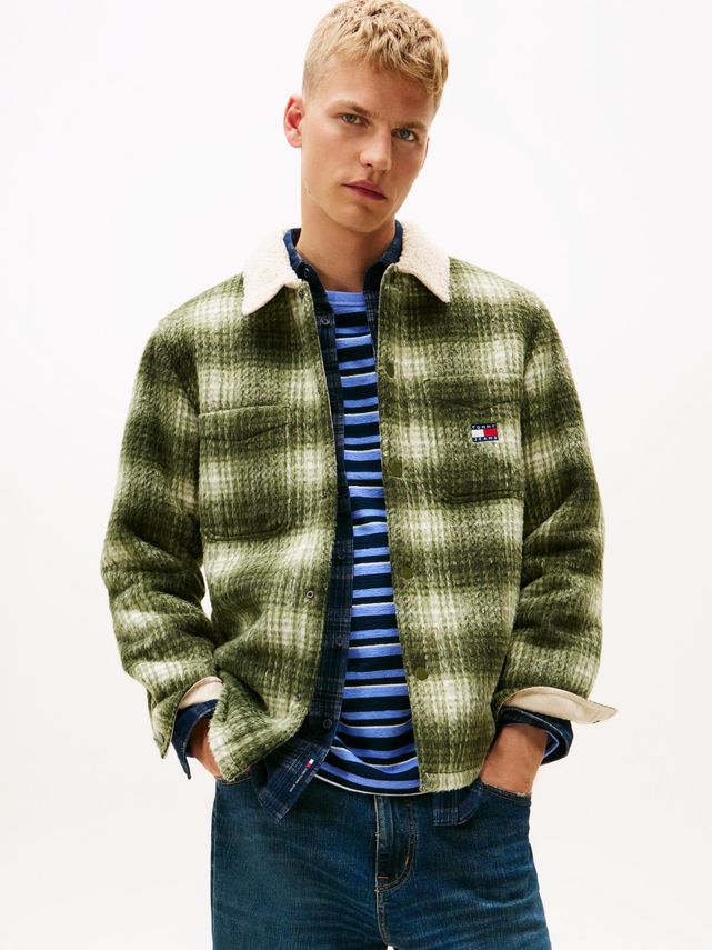 Tjm Check Teddy Overshirt Ext