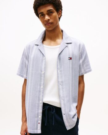 Tjm Textured Reg Camp Shirt Ext
