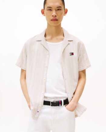 Tjm Textured Reg Camp Shirt Ext
